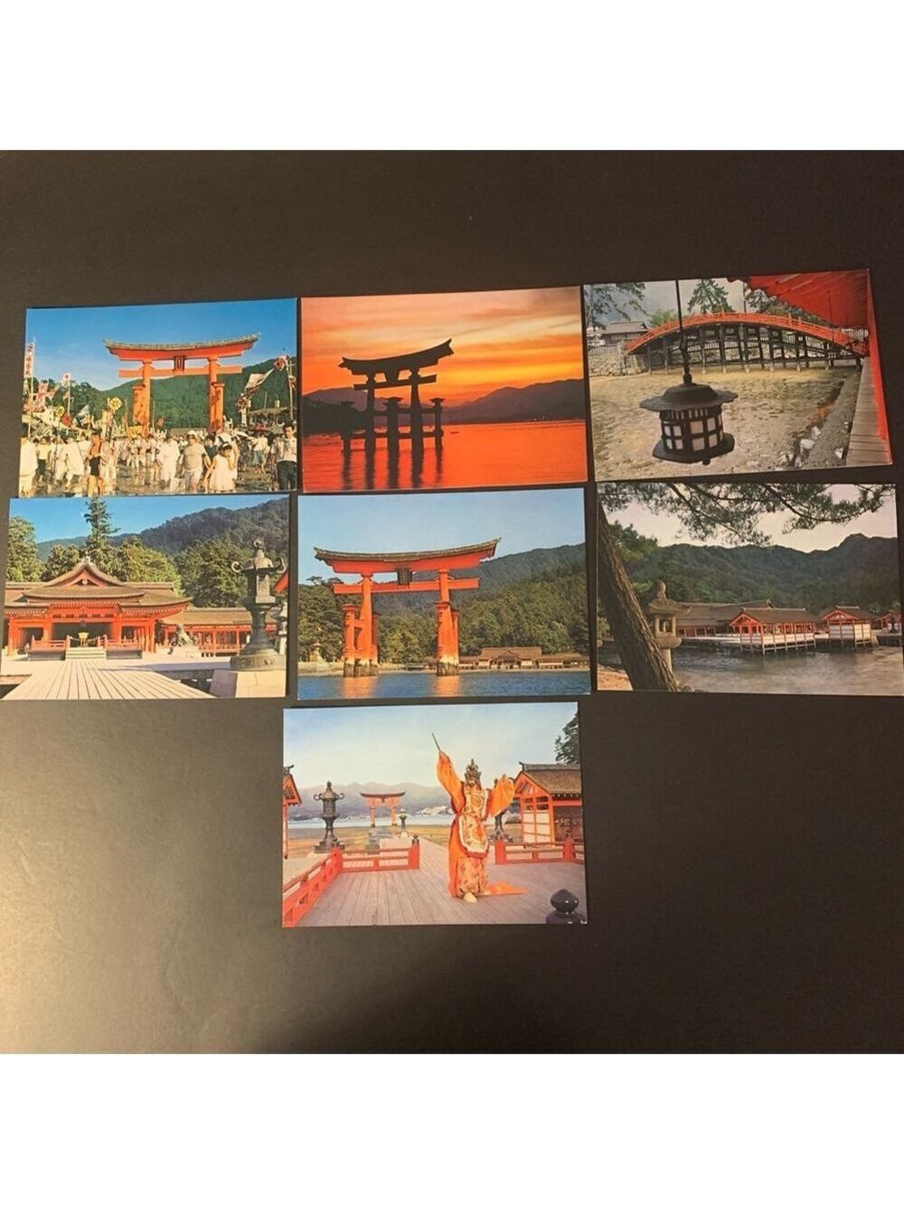 Unused Japanese Postcards Set Multicolor